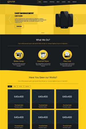 3C數碼電子產品網站模板-Toy模板網編號3403